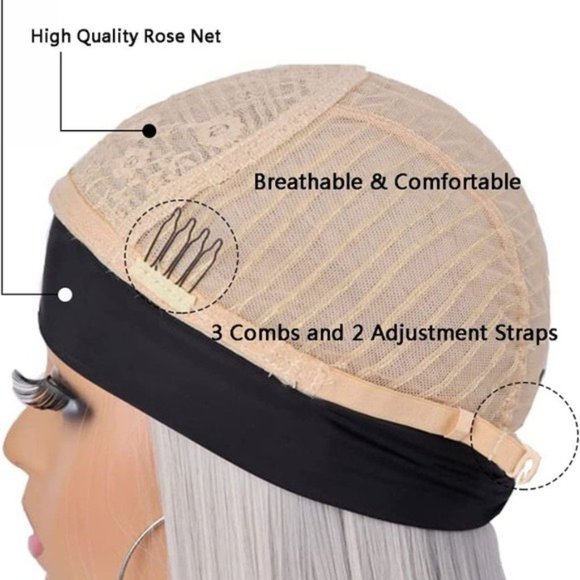 Straight Black Headband Wig - Picture 4 of 5